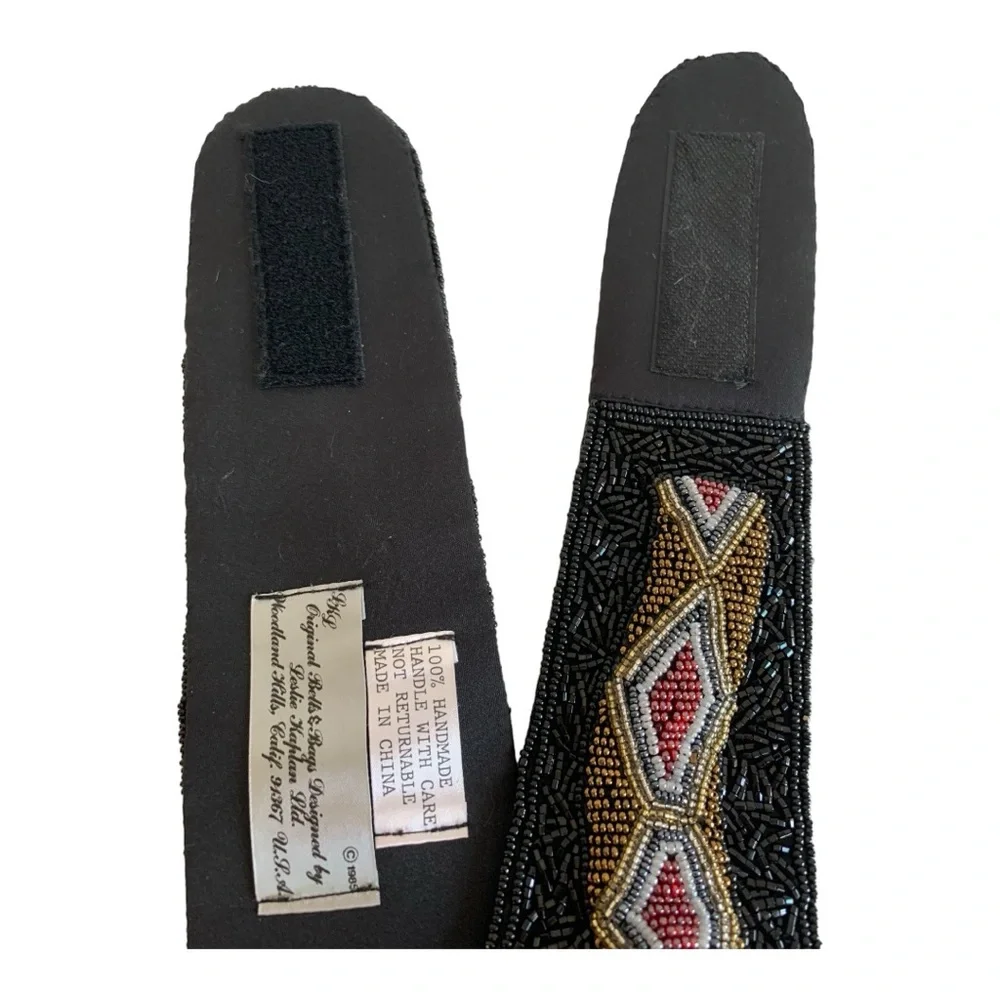 Beaded Leslie Kaplan Ltd. Vintage Belt - Picture 6 of 7
